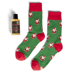 Gifi Bien-Être^Coffret cadeau Noël homme Xmas Collection gel douche et chaussettes