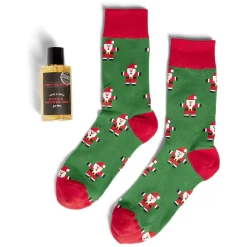 Gifi Bien-Être^Coffret cadeau Noël homme Xmas Collection gel douche et chaussettes