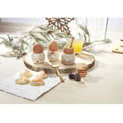 Gifi Coffret coquetier x3 motif tête animal