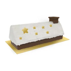 Gifi Coffret création de bûche de Noël chaumière