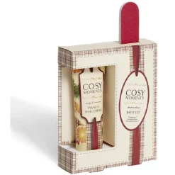 Gifi Beauté^Coffret crème pour les mains cannelle et orange avec lime à ongles