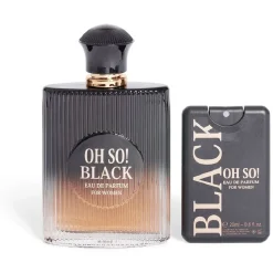 Gifi Beauté^Coffret eau de parfum femme OH SO BLACK 100ml avec flacon de poche 20ml