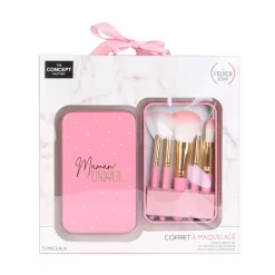 Gifi Beauté^Coffret maquillage inscription Maman unique avec pinceau x5