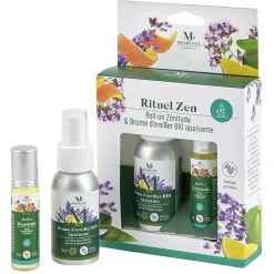 Gifi Bien-Être^Coffret Mességué roll-on zénitude et brume d'oreiller Bio apaisante