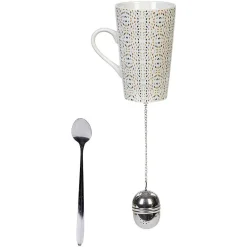 Gifi Coffret Mug 45cl infuseur à thé et cuillere