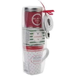 Gifi Coffret mug XXL avec boisson et biscuits Noël Traditionnel