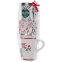 Gifi Coffret mug XXL avec boisson et biscuits Noël Traditionnel