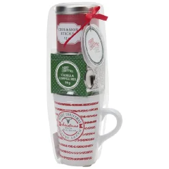 Gifi Coffret mug XXL avec boisson et biscuits Noël Traditionnel