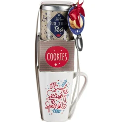 Gifi Coffret Mug XXL avec boisson et gourmandises Noël tradition