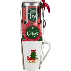 Gifi Coffret Mug XXL avec boisson et gourmandises Noël tradition