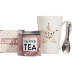 Gifi Coffret Mug XXL avec boisson et gourmandises Noël pailleté