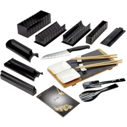 Gifi Coffret préparation sushi en bambou