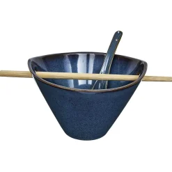 Gifi Coffret ramen en grès bleu