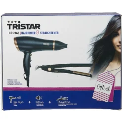 Gifi Beauté^Coffret sèche cheveux et lisseur Tristar