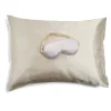 Gifi Bien-Être^Coffret sommeil masque et taie d'oreiller en satin - 2 modèles