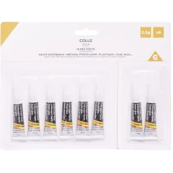 Gifi Colle Et Adhésif^Colle liquide ultra forte x8