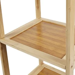 Gifi Aménagement Salle De Bain^Colonne en bambou 5 niveaux