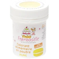 Gifi Colorant alimentaire en poudre jaune