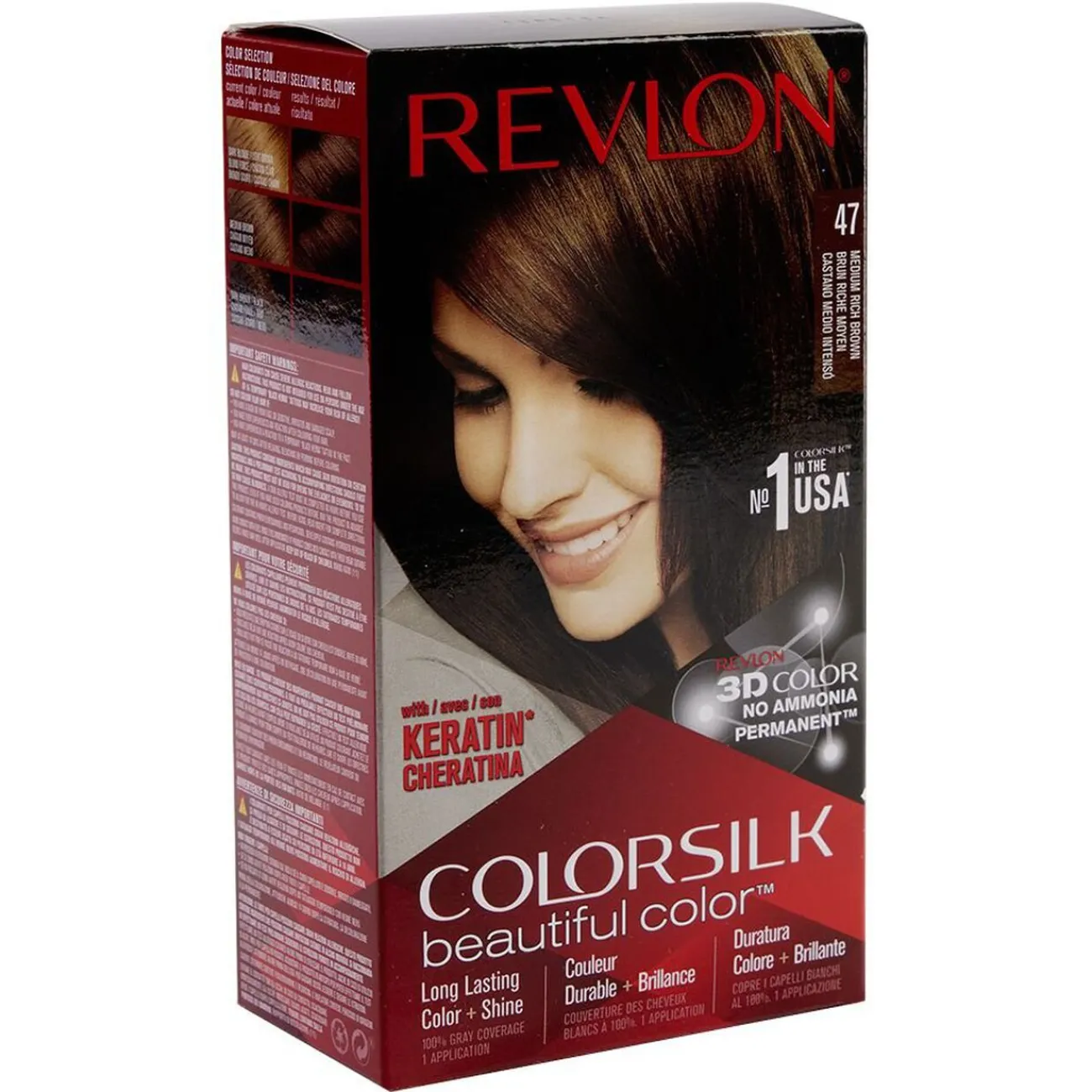 Gifi Beauté^Coloration cheveux Brun riche moyen 47 Revlon