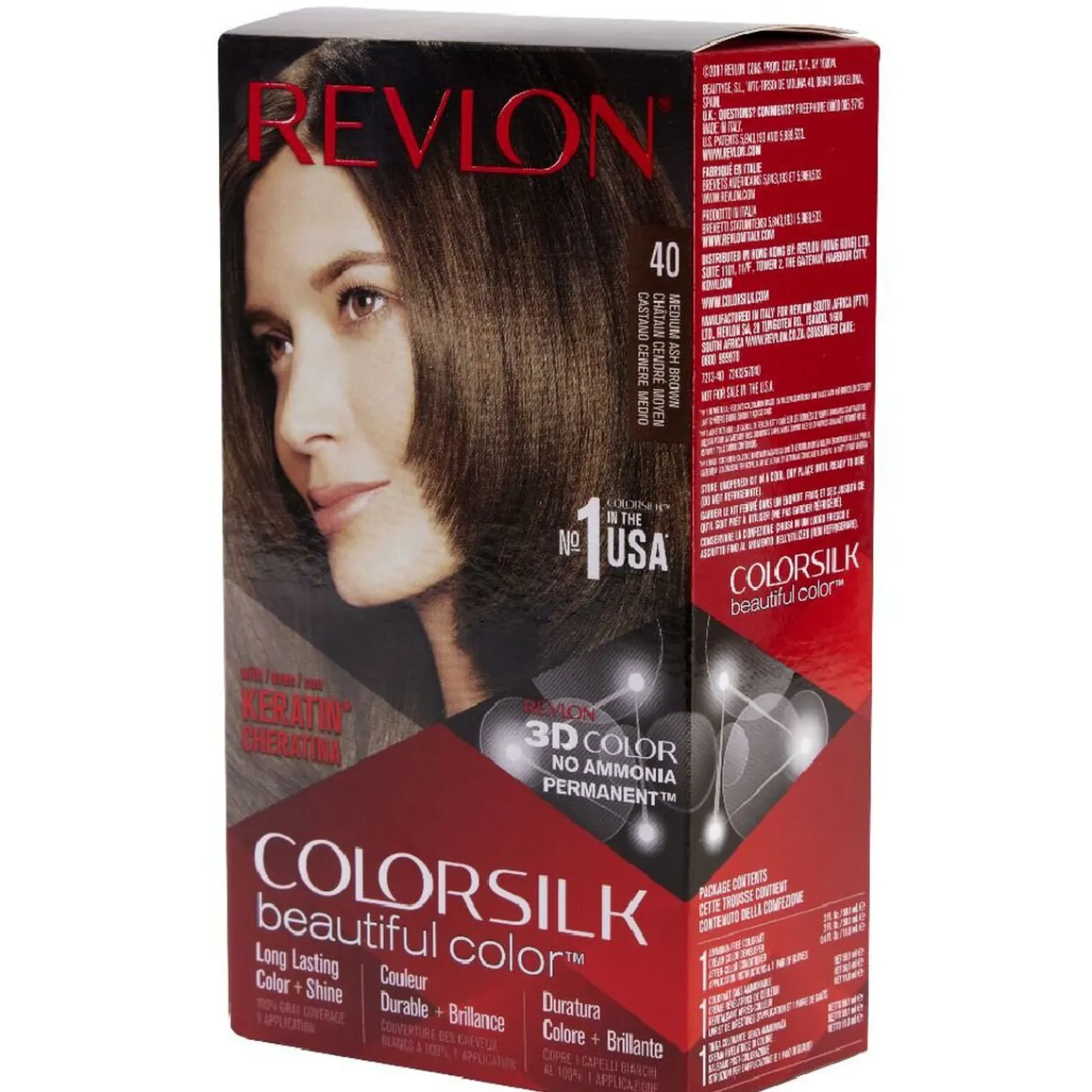Gifi Beauté^Coloration cheveux Chatain cendré moyen 40 Revlon