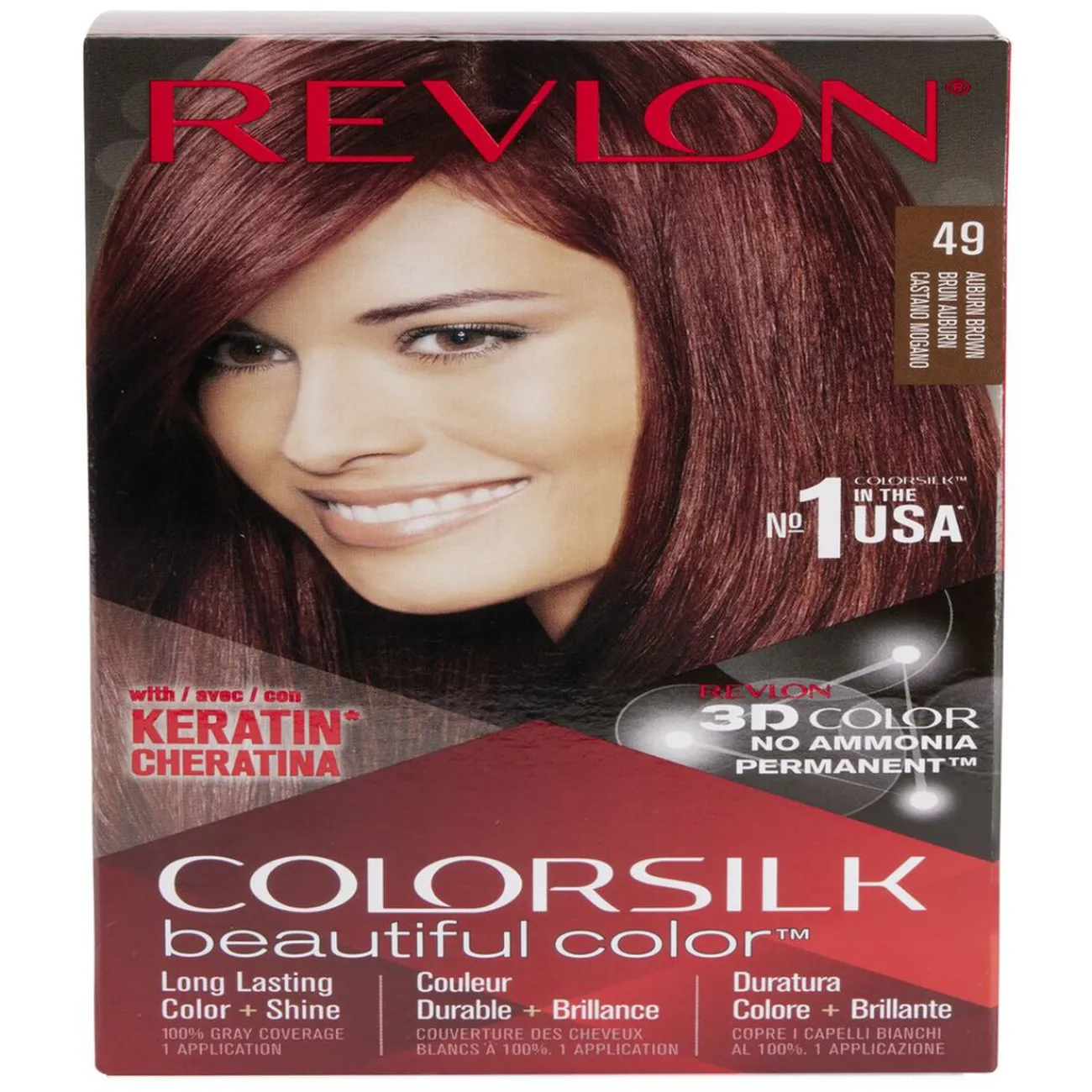 Gifi Beauté^Coloration cheveux Brun Auburn 49 Revlon