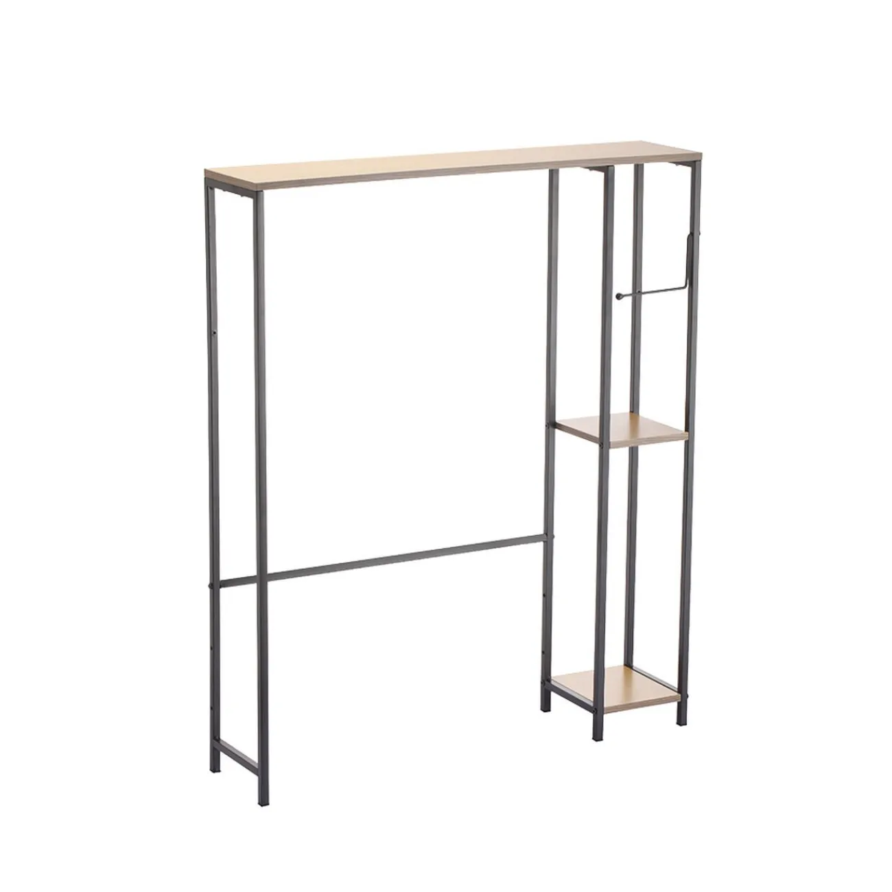 Gifi Equipement Wc^Contour WC 3 niveaux bois et métal noir