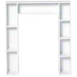 Gifi Equipement Wc^Contour WC en bois blanc H100 cm