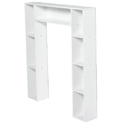 Gifi Equipement Wc^Contour WC en bois blanc H100 cm