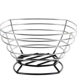 Gifi Corbeille à fruits métal filaire gris noir