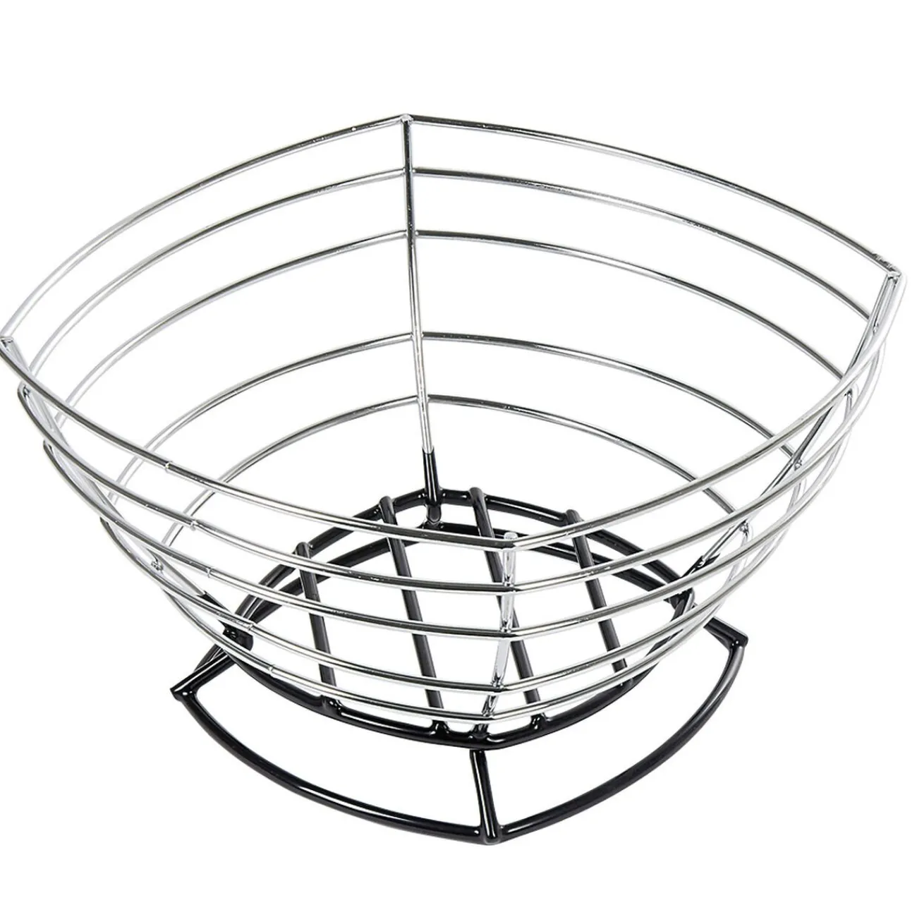 Gifi Corbeille à fruits métal filaire gris noir