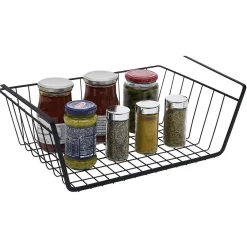 Gifi Corbeille à suspendre métal noir x2