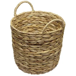 Gifi Rangement|Corbeille avec anses en jacinthe tressée H25 cm