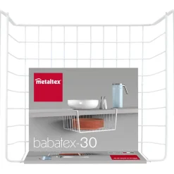 Gifi Corbeille blanche à suspendre Metaltex