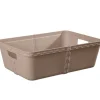 Gifi Rangement|Corbeille de rangement 3 L taupe Classy Storebox