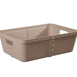 Gifi Rangement|Corbeille de rangement 3 L taupe Classy Storebox