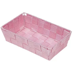 Gifi Rangement|Corbeille sans anse synthétique tissée façon osier