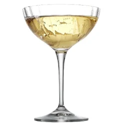 Gifi Coupe à champagne en verre Cristal 21 cl x4