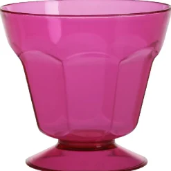Gifi Coupe à glace plastique rose x4