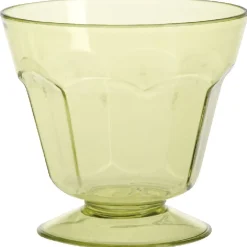 Gifi Coupe à glace plastique verte x4