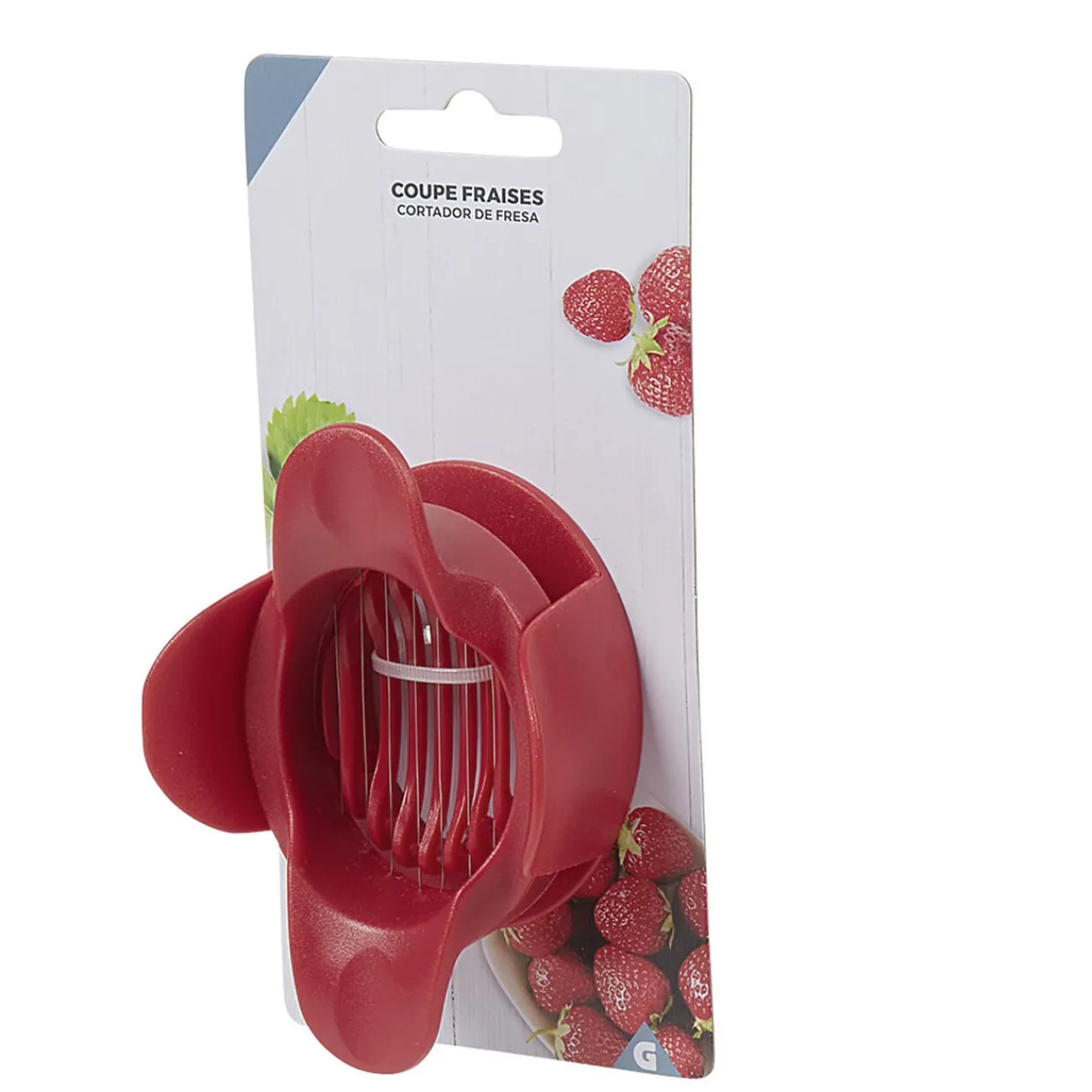 Gifi Coupe fraise lames inox acrylique rouge