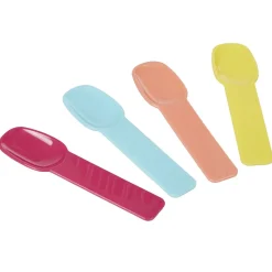 Gifi Coupelle à glace avec cuillère multicolore x4