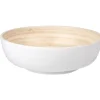 Gifi Coupelle blanche en bambou forme ronde