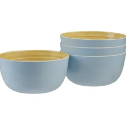 Gifi Coupelle bleu en bambou x 4