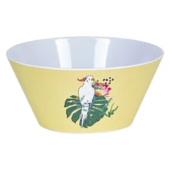 Gifi Coupelle décor oiseau et feuille jaune ou verte