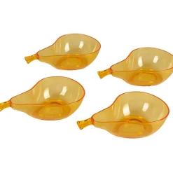 Gifi Coupelle design poire orange x4