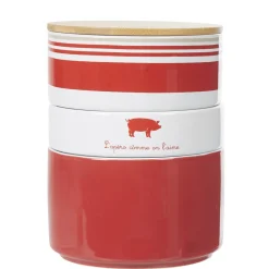 Gifi Coupelle empilable apéro rouge et blanc x3