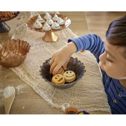 Gifi Coupelle en verre Halloween design toile d'araignée Ø15cm