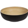 Gifi Coupelle noire en bambou forme ronde