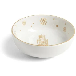 Gifi Coupelle Noël porcelaine Ø12cm - 2 modèles