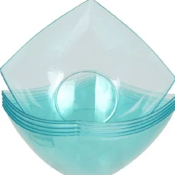 Gifi Coupelle plastique bleu transparent x6